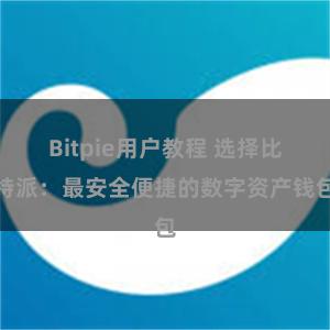 Bitpie用户教程 选择比特派：最安全便捷的数字资产钱包