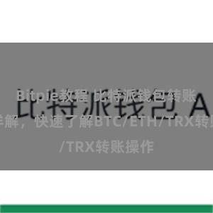 Bitpie教程 比特派钱包转账教程详解，快速了解BTC/ETH/TRX转账操作