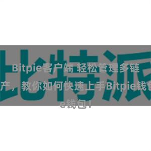 Bitpie客户端 轻松管理多链资产，教你如何快速上手Bitpie钱包！