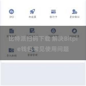 比特派扫码下载 解决Bitpie钱包常见使用问题