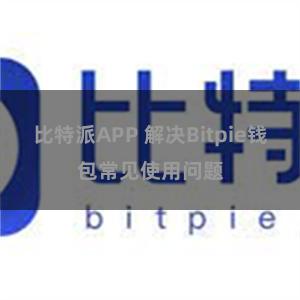 比特派APP 解决Bitpie钱包常见使用问题