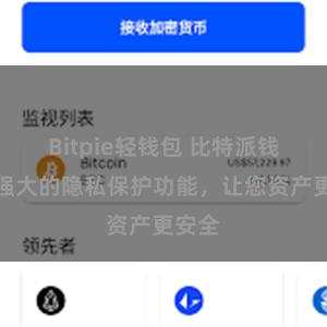 Bitpie轻钱包 比特派钱包：强大的隐私保护功能，让您资产更安全