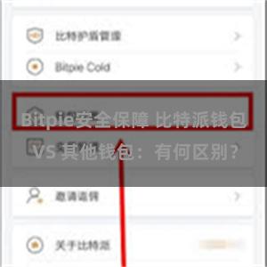 Bitpie安全保障 比特派钱包 VS 其他钱包：有何区别？