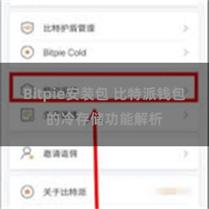 Bitpie安装包 比特派钱包的冷存储功能解析