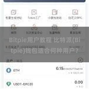 Bitpie用户教程 比特派(Bitpie)钱包适合何种用户？